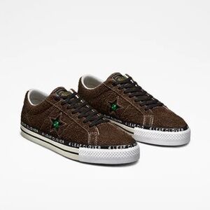 Women’s Size 6 (Euro Sz 37) Converse X Patta 4-Leaf Clover One Star Pro Sneakers